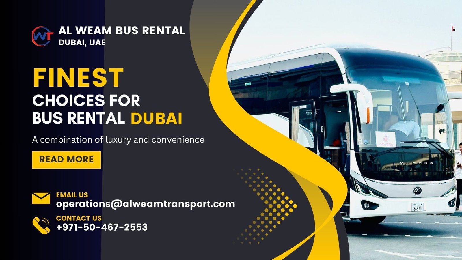 Analyzing the Finest Choices for Rental Buses in Dubai: By Al Weam Bus Rental Dubai